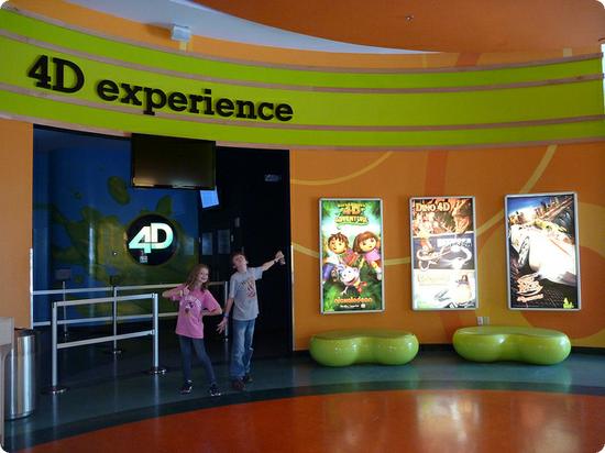 4D Experience at Nickelodean Suites Resort in Orlando Florida